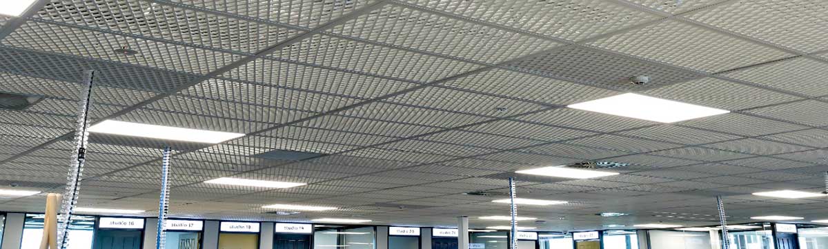 Stretched Metal Ceiling