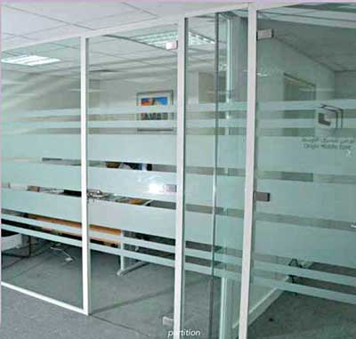 Partition Doors-Framed Glass Door